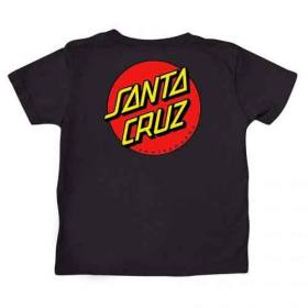 Santa Cruz Classic Dot Toddler T-Shirt - Black