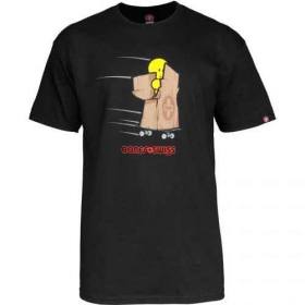 Bones Swiss Bearing Doughboy T-Shirt - Black