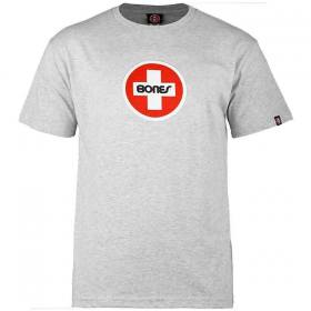 Bones Bearings Swiss Circle T-Shirt - Athletic Heather