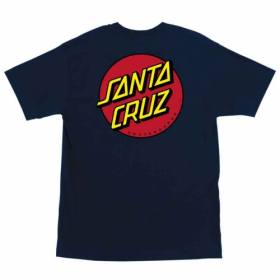 Santa Cruz Classic Dot Youth T-Shirt - Navy Blue
