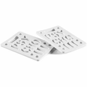 1/8" Shock Psycho Hardware Truck Risers - White