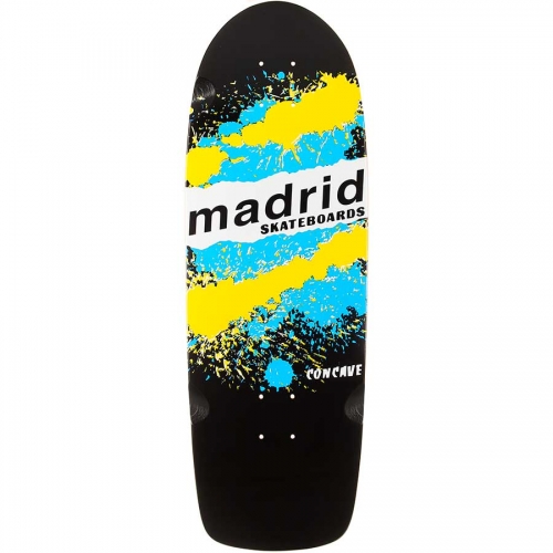 Madrid Explosion 1983 Re-Issue Deck - Black/Blue/Yellow 9.75x30 |