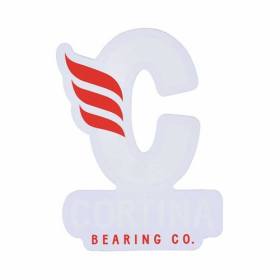 Cortina Bearing Co Stack Logo Sticker - 3" x 4.5"