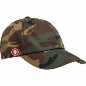 Bones Bearings Circle Pin Dads Hat - Camo