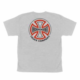 Independent Trucks Two Tone Youth T-Shirt - Athletic Heather Grey