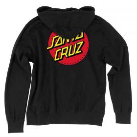 Santa Cruz Classic Dot Heavyweight Pullover Hoodie - Black