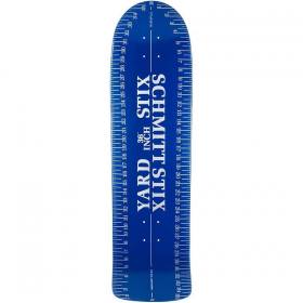 9.375x35.625 Schmitt Stix Yard Stick Re-Issue Deck - Blue/Silver