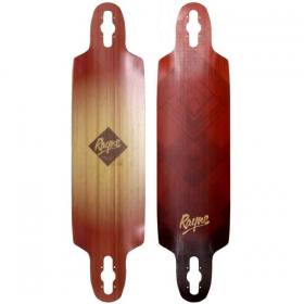 9.5x39 Rayne Crush Carving Longboard Firm Flex Deck - Red