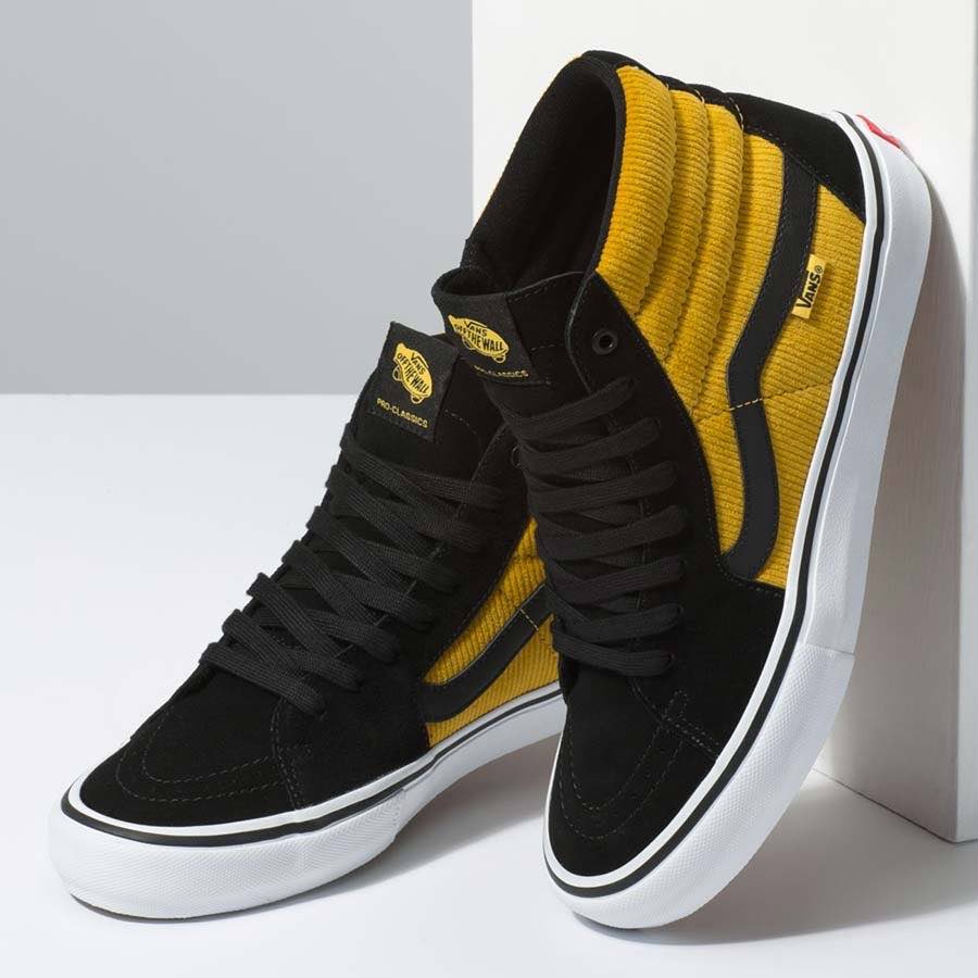 yellow vans high