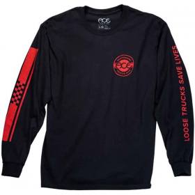 Ace Trucks RINGS LOGO Skateboard T Shirt BLACK XL
