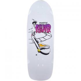 9.75x29.5 Madrid Thruster OG Re-Issue Deck - White