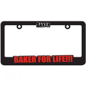 Baker For Life License Plate