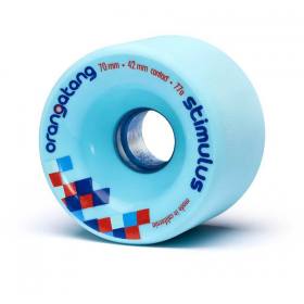 70mm 77a Orangatang Stimulus Freeride Longboard Wheels - Blue