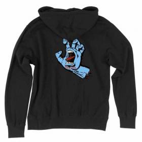 Santa Cruz Screaming Hand Pullover Hoodie - Black