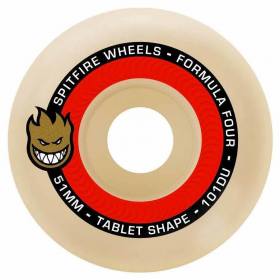 53mm 101a Spitfire Formula Four Tablets Wheels - Natural
