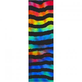 10.5x33 Powell Peralta Premium Printed Black Griptape - Rainbow Rip