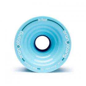 75mm 77a Orangatang In Heat Longboard Wheels - Blue