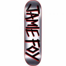 8x31.5 Deathwish Jamie Foy Gang Name Deck - Silver
