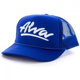 Alva OG Mesh Trucker Hat - Royal Blue/White
