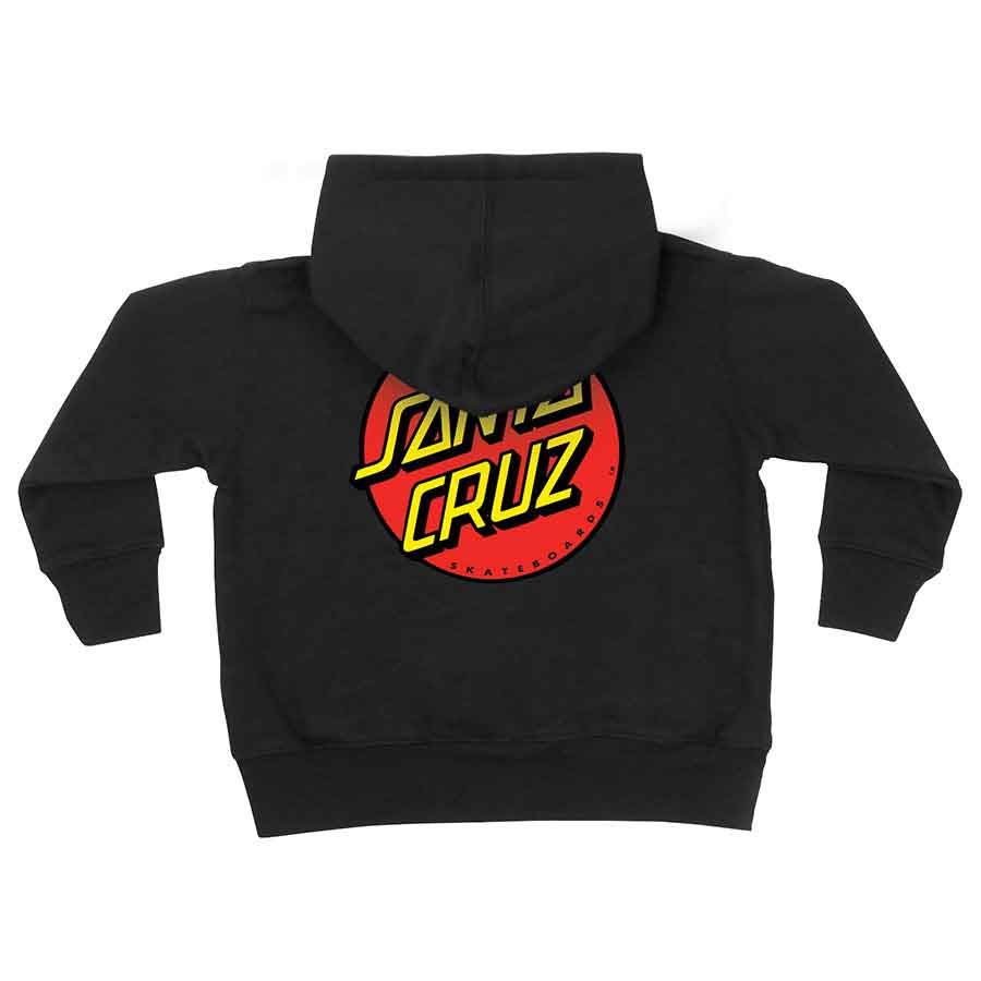 Santa Cruz Classic Dot Infant Zip Hoodie - Black | SoCal Skateshop