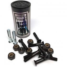 1" Phillips Thunder Trucks Bolts Hardware - Black/Silver