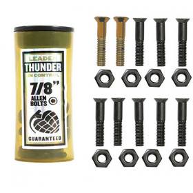 7/8" Allen Thunder Trucks Bolts Hardware - Black/Gold