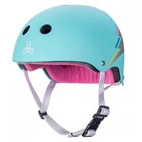 Triple 8 The Certified Sweatsaver Helmet - Teal Hologram